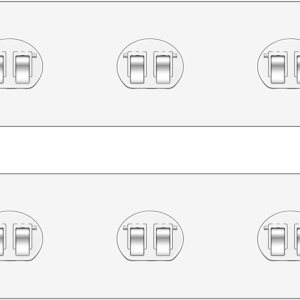 Paquete de 2 ganchos adhesivos de repuesto para estante de ducha, ganchos de ducha adhesivos fuertes para estantes de ducha, soporte para cesta, sin Paquete de 2 ganchos adhesivos de repuesto para estante de ducha, ganchos de ducha adhesivos fuertes para estantes de ducha, soporte para cesta, sin