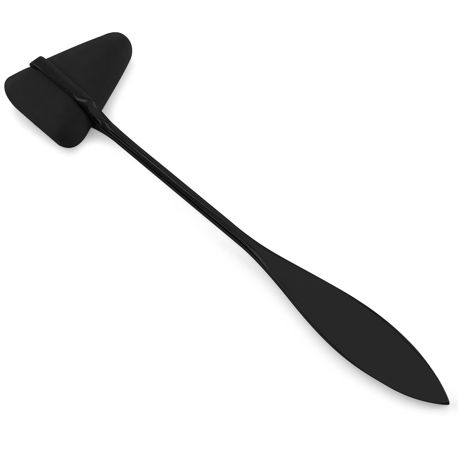 DEXSUR Taylor Tomahawk – Martillo reflejo – Mango cromado de 8 pulgadas, parachoques de PVC duradero, acero inoxidable, herramienta de prueba de