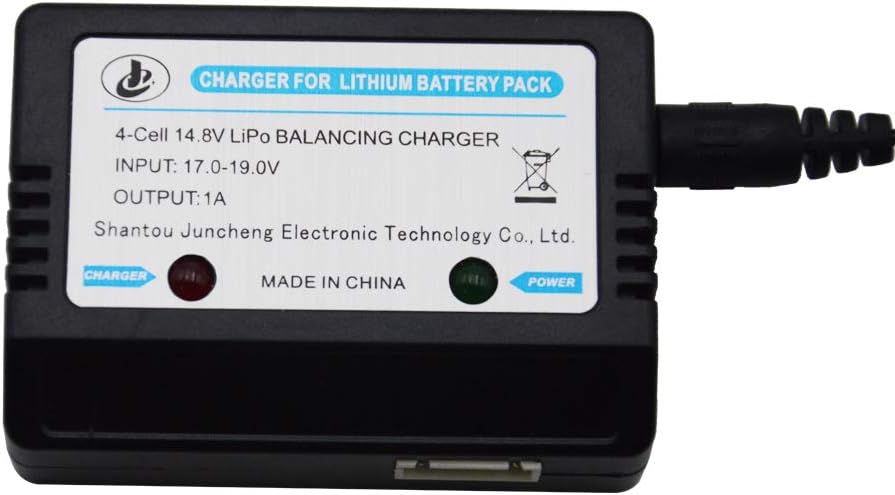Blomiky 14.8V 4S 4 células Lipo cargador de batería y cargador de 19V para 14.8V 4S Lipo batería 19V cargador