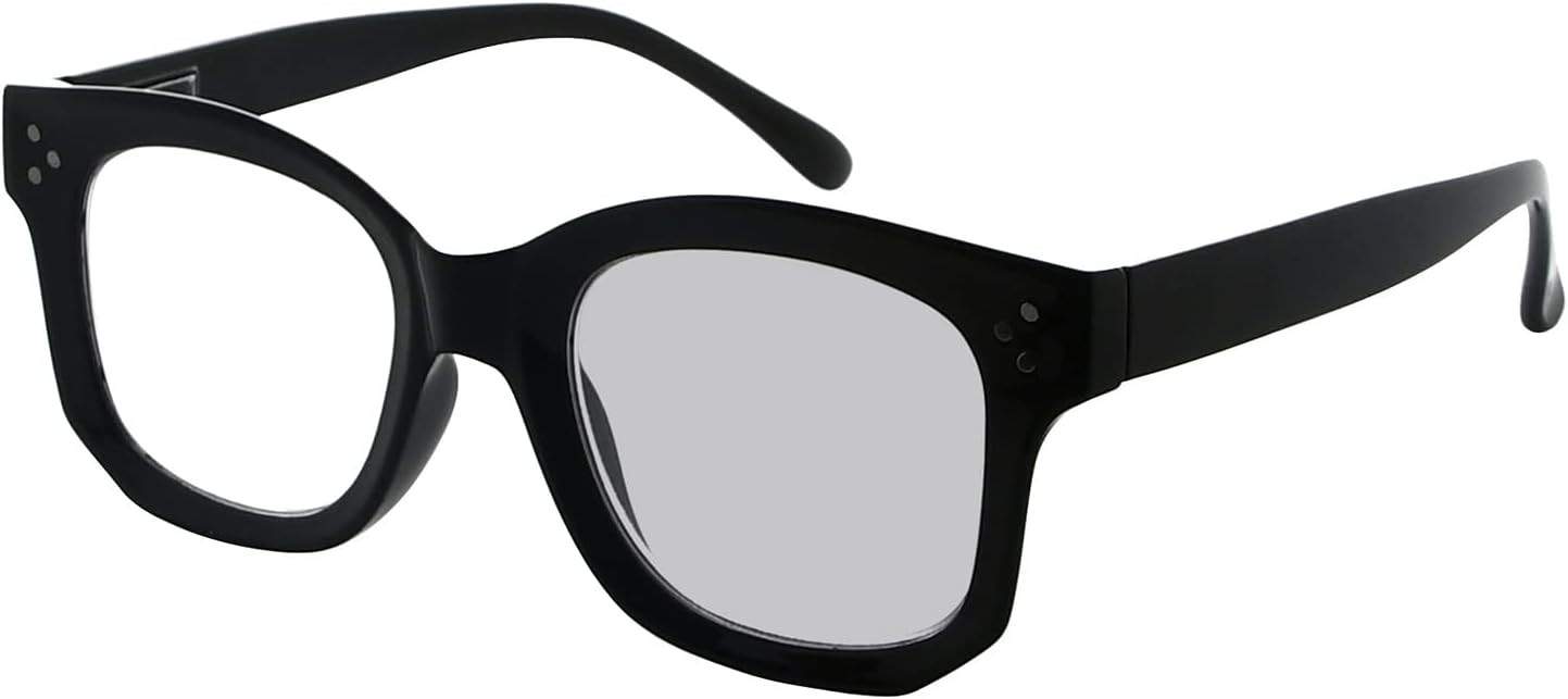 Eyekepper Gafas de lectura fotocromáticas de transición para mujer, color negro