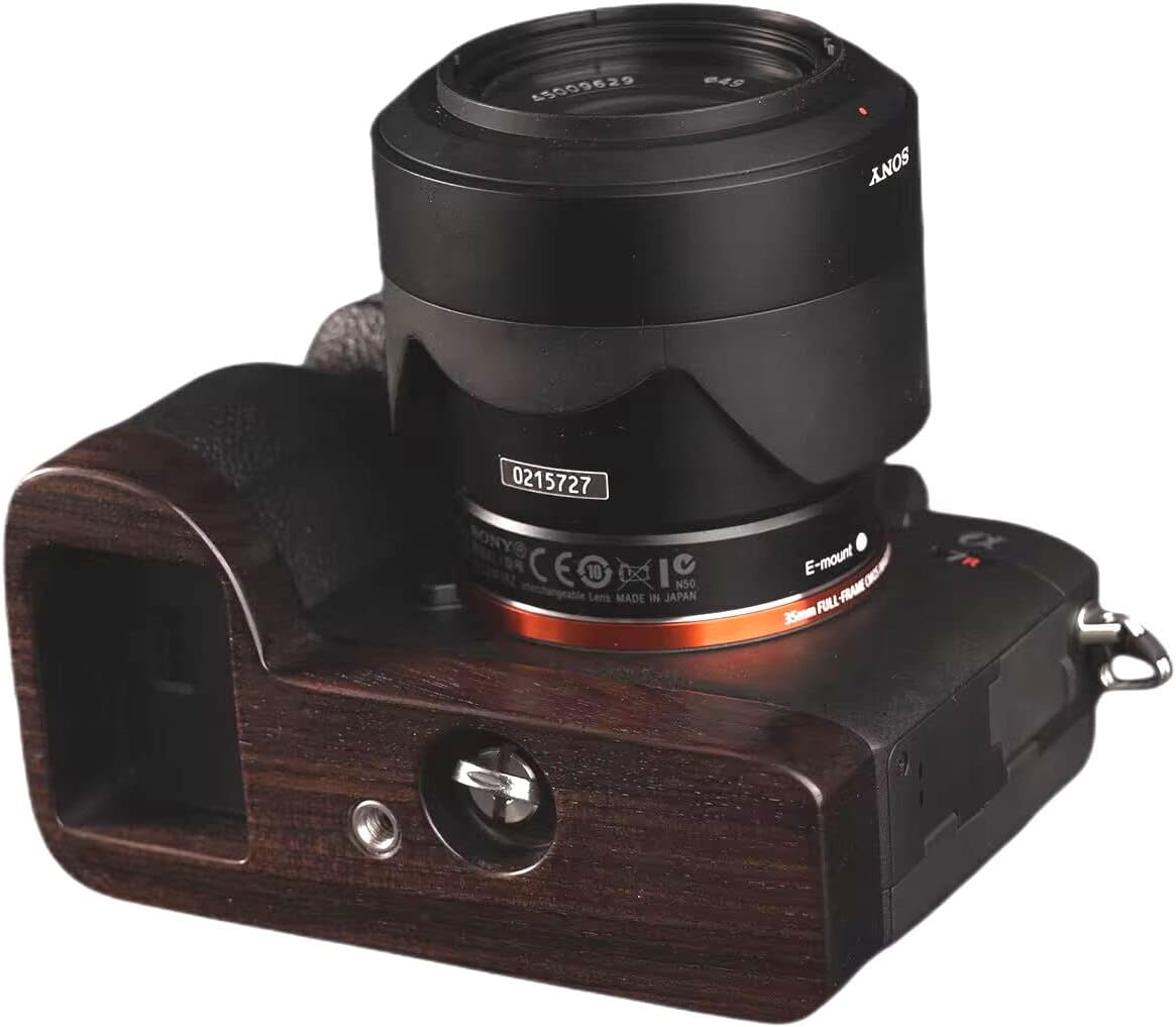 Protector de madera de madera para Sony A7M4 Alpha 7M4 7S3 ILCE-7M4 A7S3 A7S3 ILCE-7M4 A7S3 ILCE-7S3 A1