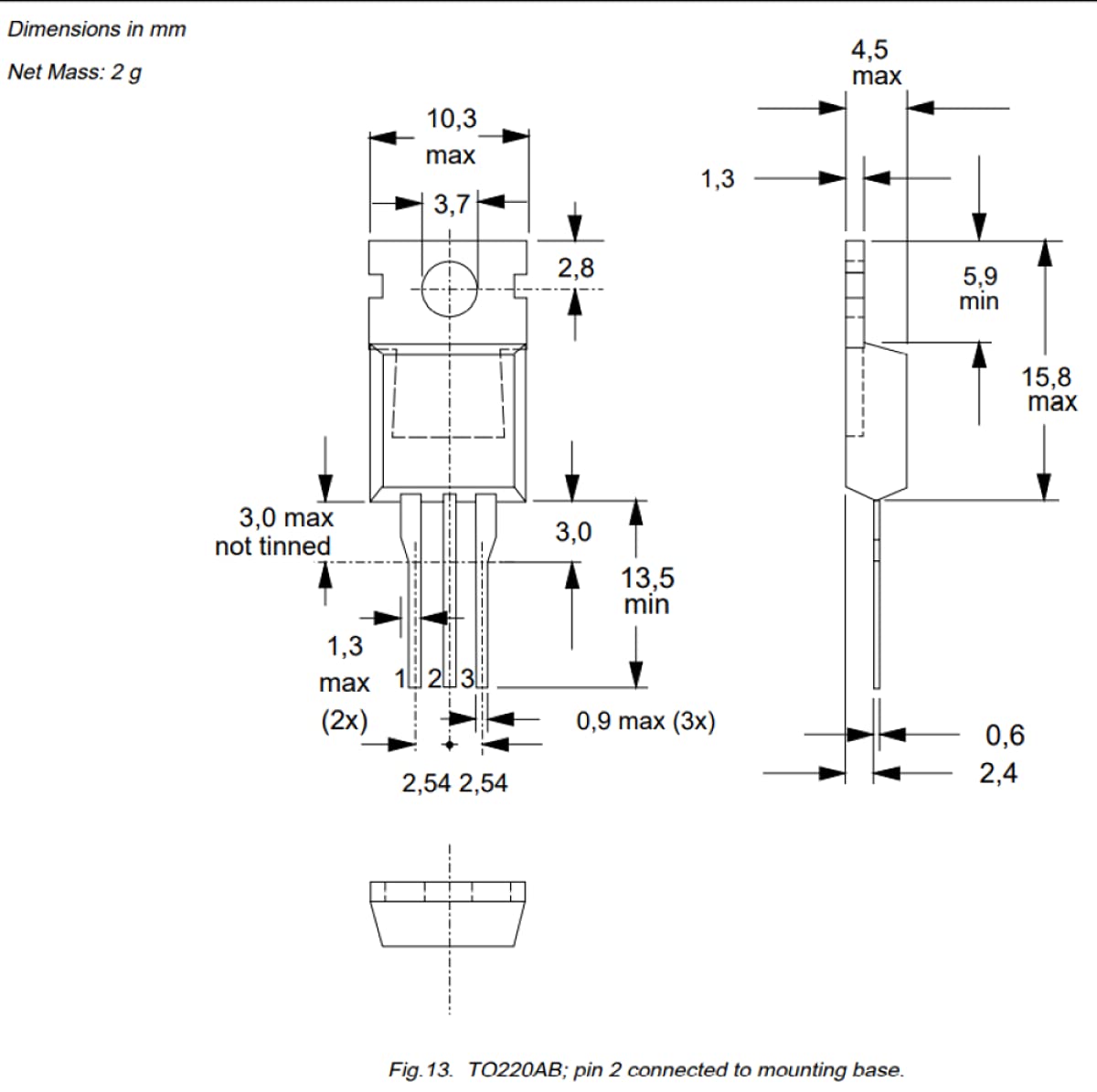 Bridgold 10 tiristores SCR unidireccionales BT151-800R BT151 12A 800V, TO-220.