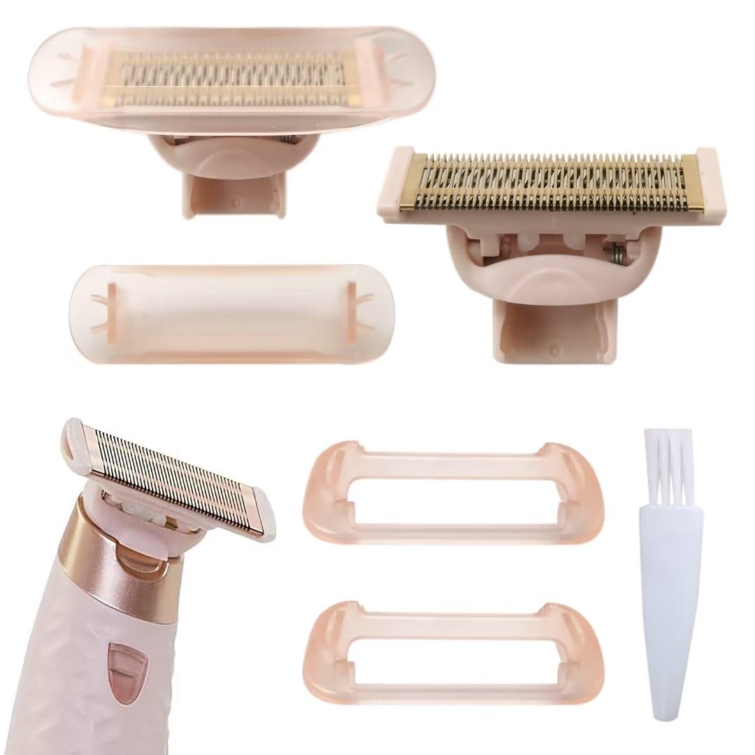 Paquete de 2 cabezales de repuesto para cuchillas de repuesto para cuchillas de repuesto Finish Touch Flawless Nu Razor, oro rosa