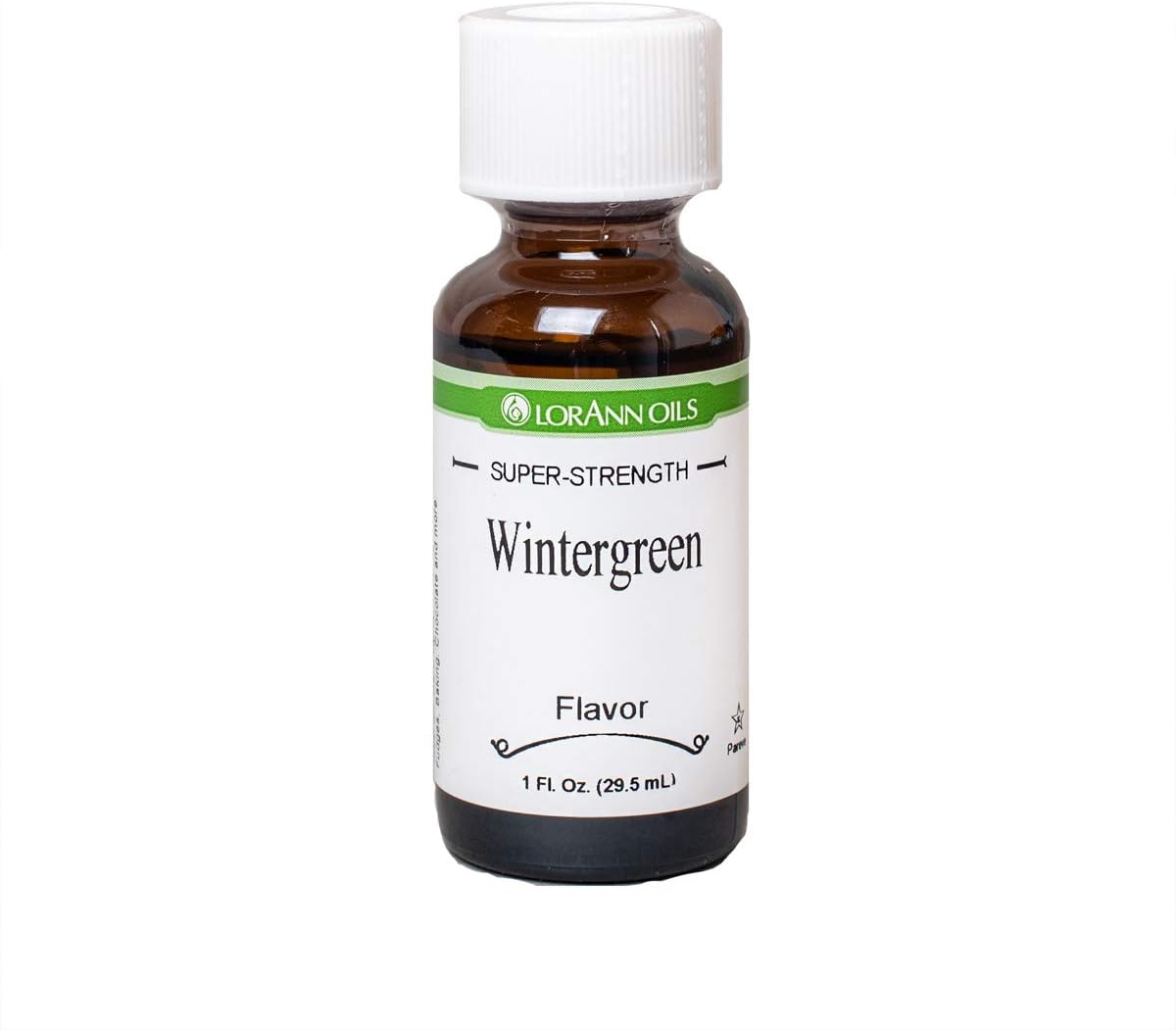 LorAnn Super Strength Wintergreen Flavor, 1 botella de dram (0.0125 onzas líquidas – 0.1 fl oz) – Paquete de 2 – Incluye