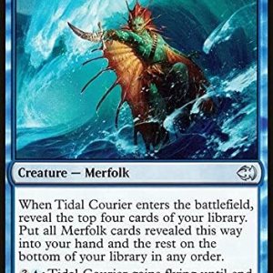 MTG Magic The Gathering – Tidal Courier (19) Barajas de duelo Merfolk vs Goblins DDT MTG Magic The Gathering – Tidal Courier (19) Barajas de duelo Merfolk vs Goblins DDT