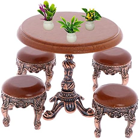 MEMOVAN 10 piezas de plantas de casa de muñecas en miniatura, planta bonsái, casa de muñecas, mini planta verde, flor en maceta, adorno de