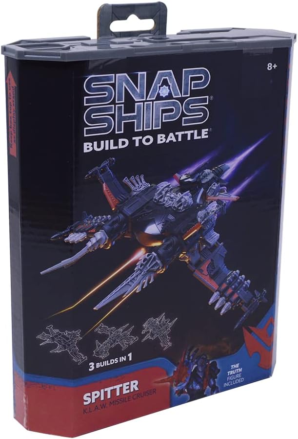 Komplex Spitter K.L.A.W Missile Cruiser – Construye para la batalla – 3 construcciones diferentes – A partir de 8 años