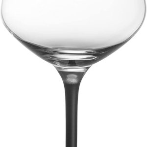 Villeroy & Boch Juego de 4 copas de vino de cristal, color negro excitante, aptas para lavavajillas, 9.2 in Villeroy & Boch Juego de 4 copas de vino de cristal, color negro excitante, aptas para lavavajillas, 9.2 in