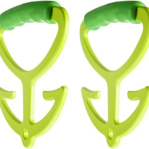 Pankia – Bolsa de comestibles con asa para bolsa de compras, cada asa soporta hasta 80 libras, colgador con mango de agarre suave, paquete de 2 Pankia – Bolsa de comestibles con asa para bolsa de compras, cada asa soporta hasta 80 libras, colgador con mango de agarre suave, paquete de 2