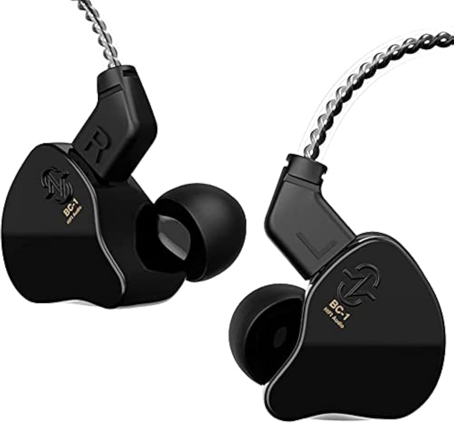 CCZ Melody – Monitor de auriculares con cable, híbridos de doble controlador 1BA+1DD, auriculares de alta fidelidad, graves profundos, para músicos