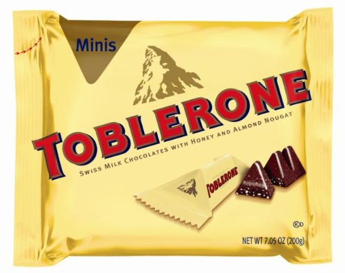 Toblerone Mini bolsa de Laydown, 7.05 onzas