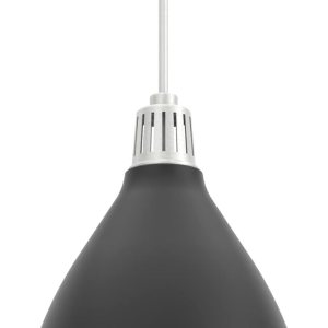 Hunter – Bluff View – Lámpara colgante de 3 luces, color negro mate, tamaño mediano, regulable, estilo casual, con forma de campana, para Hunter – Bluff View – Lámpara colgante de 3 luces, color negro mate, tamaño mediano, regulable, estilo casual, con forma de campana, para