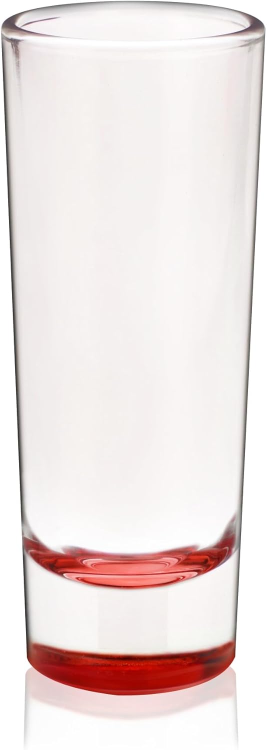 True Juego de 6 vasos de tiro, vasos de chupito de tequila, vasos de chupito para whisky, juego de vasos de chupito de 2 onzas, vasos de chupito
