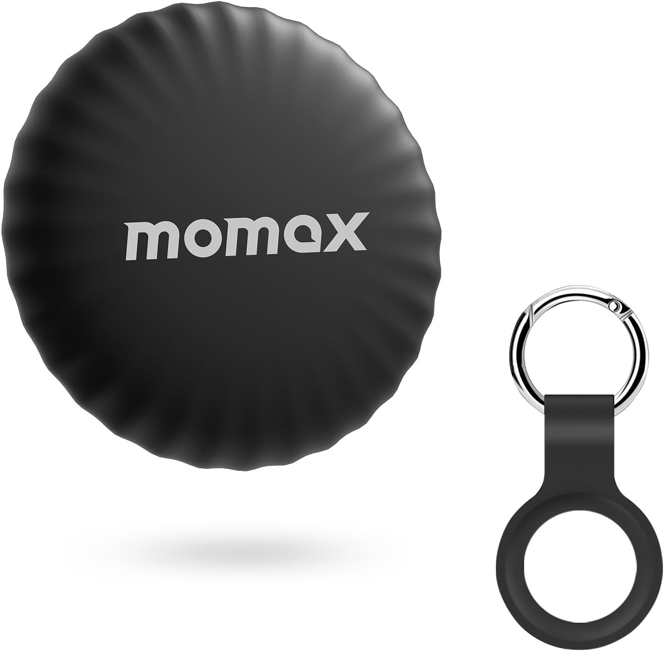 MOMAX Etiqueta de rastreador, buscador de llaves perdidas funciona con Apple Find My (solo iOS), rastreador de llaves con ubicación de
