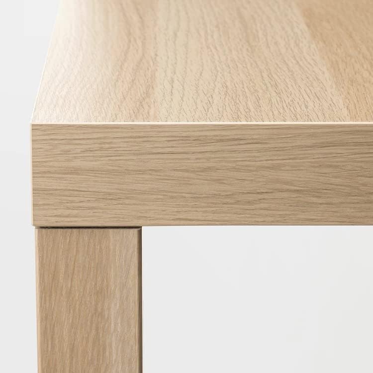 Mesa auxiliar con diseño clásico, mesa auxiliar de cama, mesa auxiliar, ligera, fácil de montar, mesa cuadrada pequeña para oficina, sala de estar,