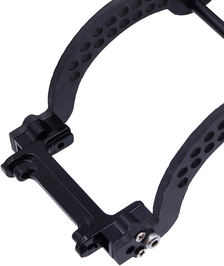 TRX4M Fibra de carbono LCG chasis marco viga con placa deslizante para 118 TRX-4M RC Crawler Car Upgrade Parts