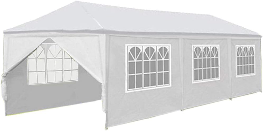 10’x30′ blanco al aire libre Gazebo Canopy boda fiesta tienda con pared lateral pabellón cater evento