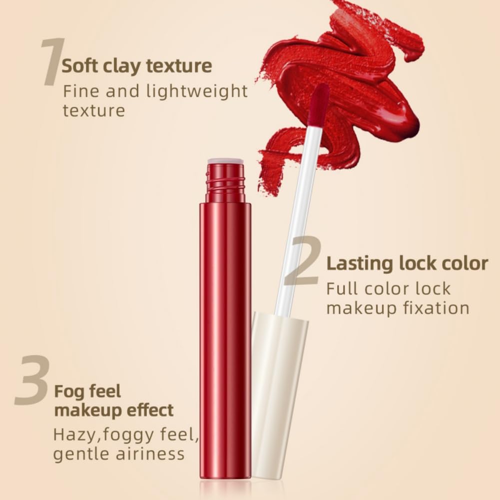 Juego de lápices labiales líquidos mate, kit de brillo labial de terciopelo de 12 colores, resistente al agua, larga duración, tinte de labios de