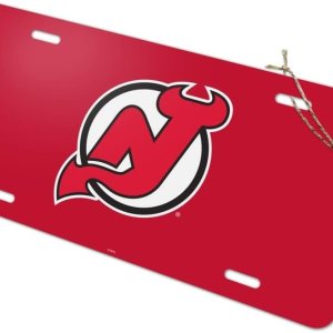 GRAPHICS & MORE Placa de matrícula de metal con logotipo de New Jersey Devils GRAPHICS & MORE Placa de matrícula de metal con logotipo de New Jersey Devils