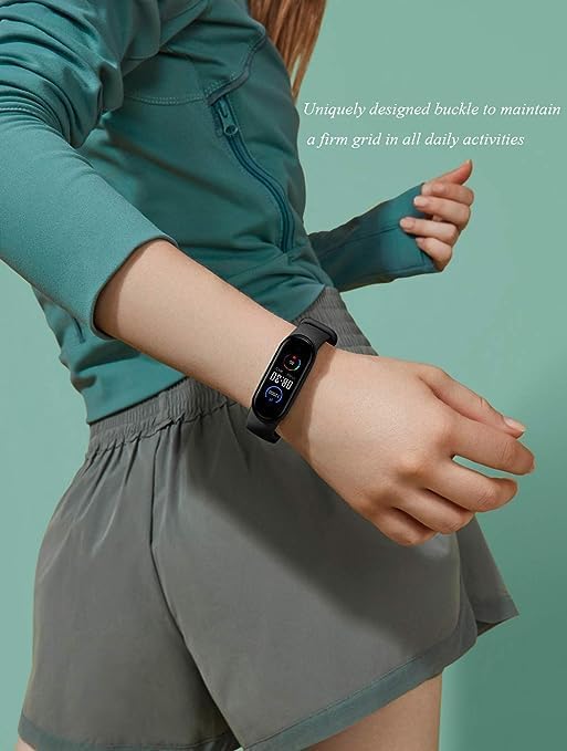 TFXXSJWY Paquete de 3 bandas para Mi Band 8 correas de silicona suave de repuesto pulsera deportiva para Xiaomi Mi Band 8 Accesorios de banda de