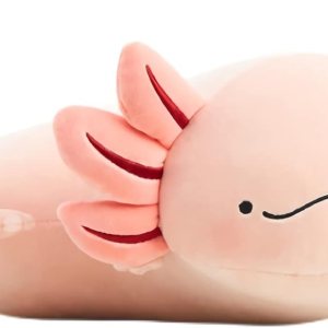 Nohito Kawaii – Almohada de peluche de ajolote suave, juguete de peluche de dinosaurio hexagonal 3D, ambistoma mexicano y salamandra de 11 pulgadas Nohito Kawaii – Almohada de peluche de ajolote suave, juguete de peluche de dinosaurio hexagonal 3D, ambistoma mexicano y salamandra de 11 pulgadas
