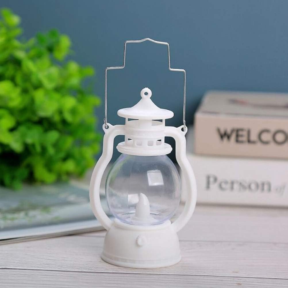 3 lámparas de aceite pequeñas retro decorativas con luz LED, interruptor ajustable, lámparas de aceite, luces nocturnas de Halloween para el hogar,