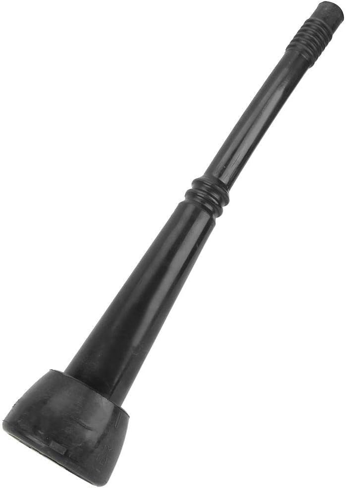 ViaGasaFamido Revestimientos para máquina de ordeño, 4 piezas de caucho negro largo forros de ordeño accesorios leche tetina taza de goma