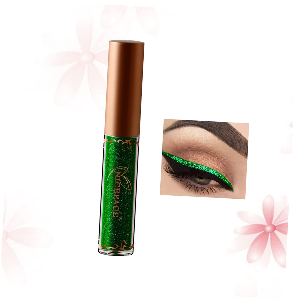 Delineador de ojos líquido metálico con purpurina, sombra de ojos líquida, delineador de ojos líquido, lápices de colores, sombra de ojos líquida