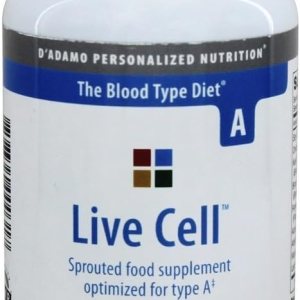 D’Adamo Nutrición personalizada – Live Cell A 90 vcaps D’Adamo Nutrición personalizada – Live Cell A 90 vcaps