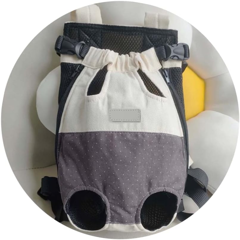 Clopon Mochila transportadora para perros pequeños, bolsas Yorkie para perros franceses, bolsas para viajar para cachorros (M, 6-9 libras), B)