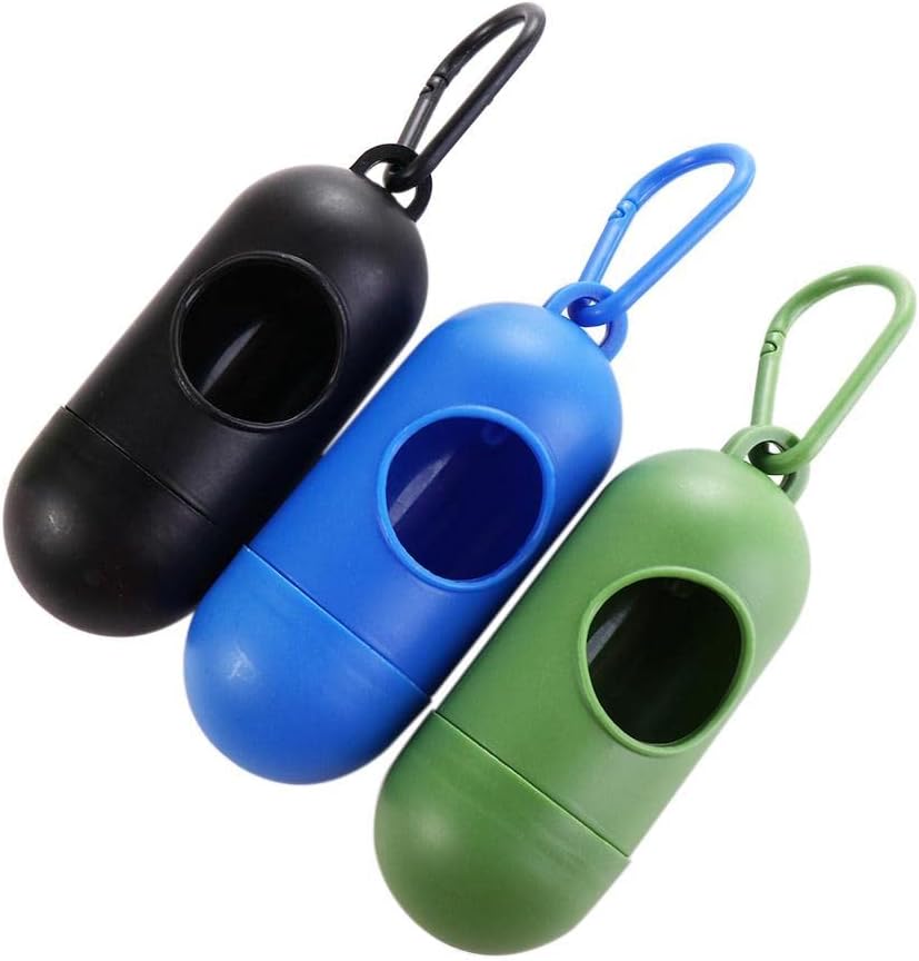 Dispensador de bolsas de excremento de perro, bolsa de basura para bolsas de basura, soporte para bolsas de basura de mascotas, para caminar, gatos,