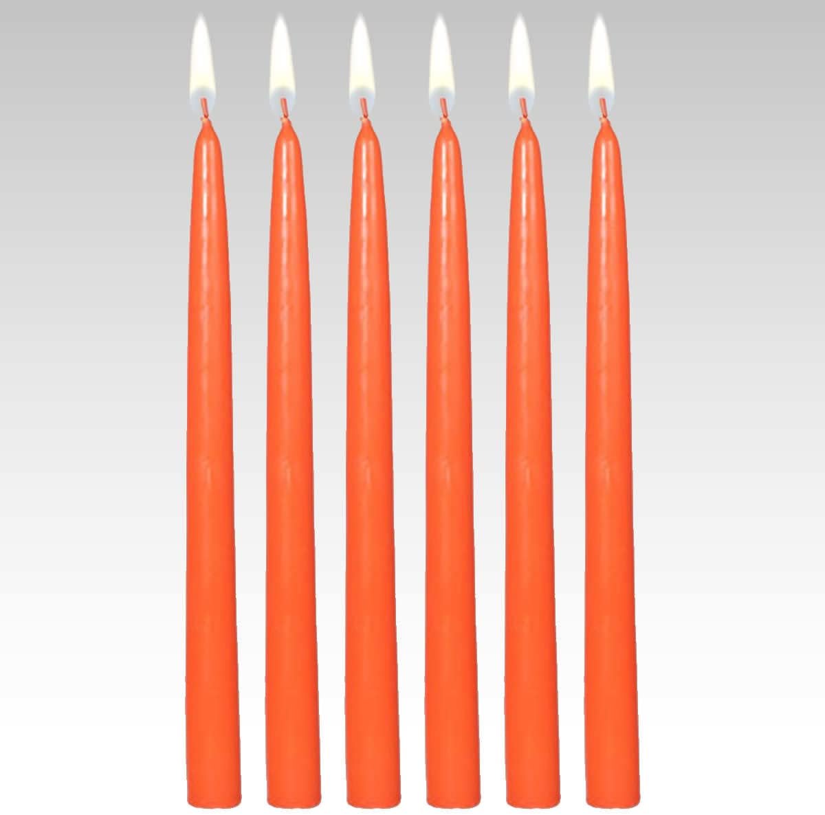 Velas cónicas de color sólido de 12 pulgadas, sin perfume, juego de 12 mechas de algodón sin goteo hechas a mano, cera prémium para iglesia, hogar,