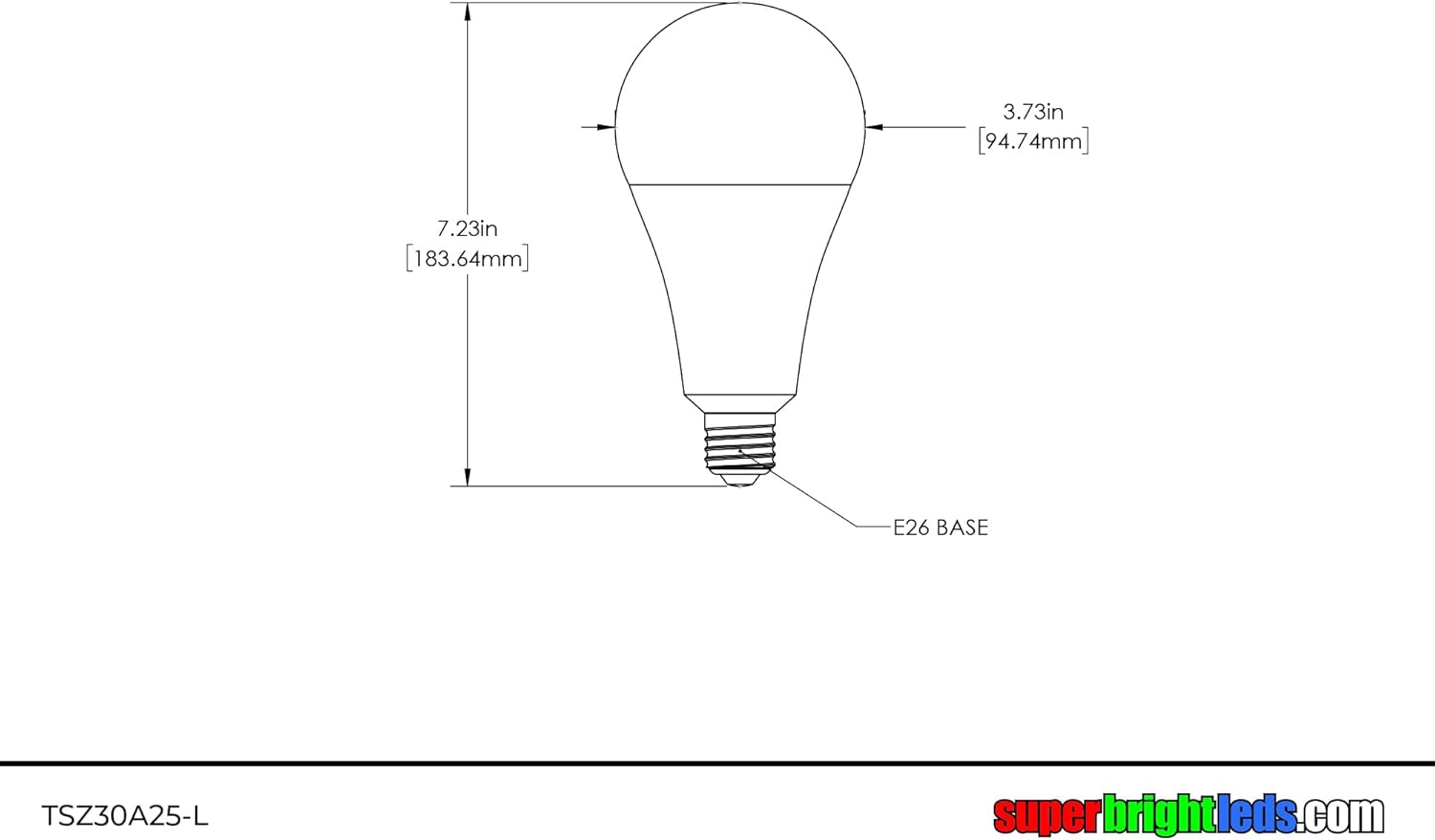 Bombillas LED superbrillantes equivalentes a 200 W, paquete de 2 unidades de 3750 lúmenes, 4000 K, blanco natural, PS25 (A25), 30 W, no regulable,
