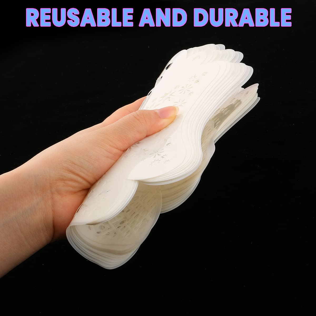 Depvision – Plantillas de pintura facial reutilizables para pintura artística del cuerpo de la cara, plantillas de maquillaje para fiesta de