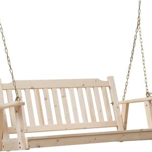 Columpio de madera para porche de 2 plazas, columpio de banco con cadenas colgantes, resistente 800 libras, para patio al aire libre, jardín, patio, Columpio de madera para porche de 2 plazas, columpio de banco con cadenas colgantes, resistente 800 libras, para patio al aire libre, jardín, patio,