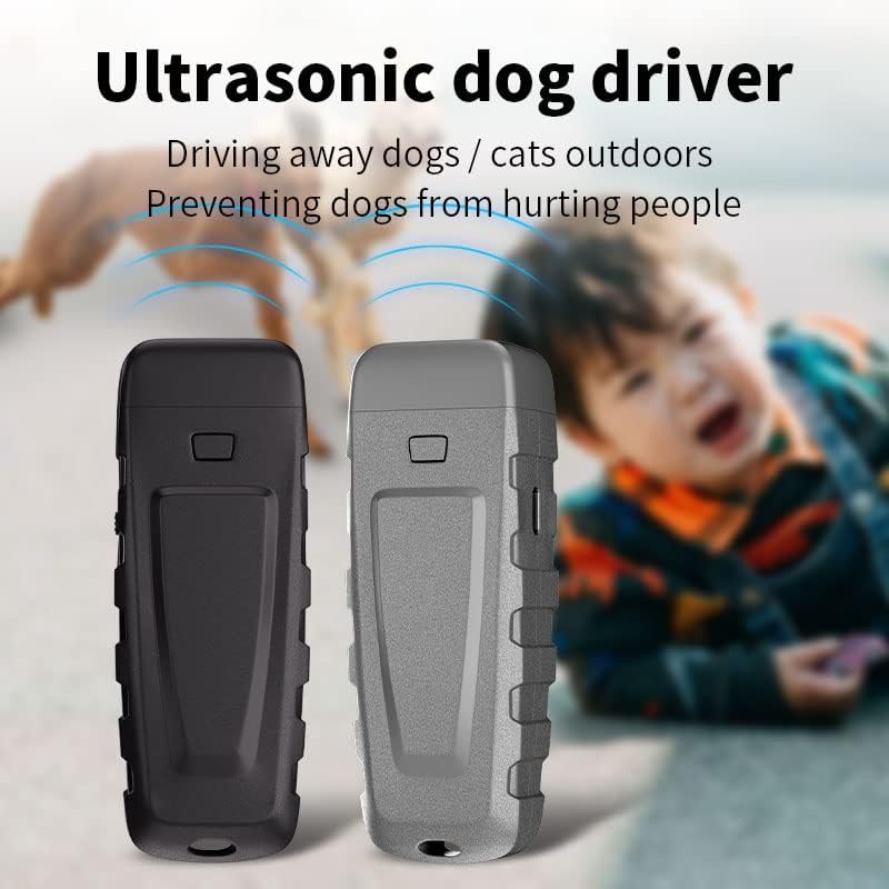 AlphaDesignLuxe, dispositivo ultrasónico antiladridos para disuasión de ladridos de perro, herramienta de entrenamiento de mascotas al aire libre,