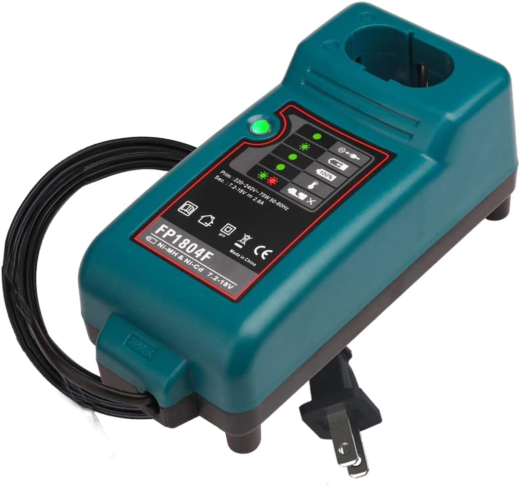 FP1804F Reemplazar el cargador de batería makita para cargar 7.2V-18V NI-MH y NI-CD Batería DC7100  DC1410  DC711  DC9700  DC9710…