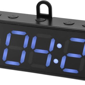 Temporizador de gimnasio portátil, temporizador de intervalo de pantalla LED con barra de progreso de tiemporondas, cronómetro de cuenta Temporizador de gimnasio portátil, temporizador de intervalo de pantalla LED con barra de progreso de tiemporondas, cronómetro de cuenta