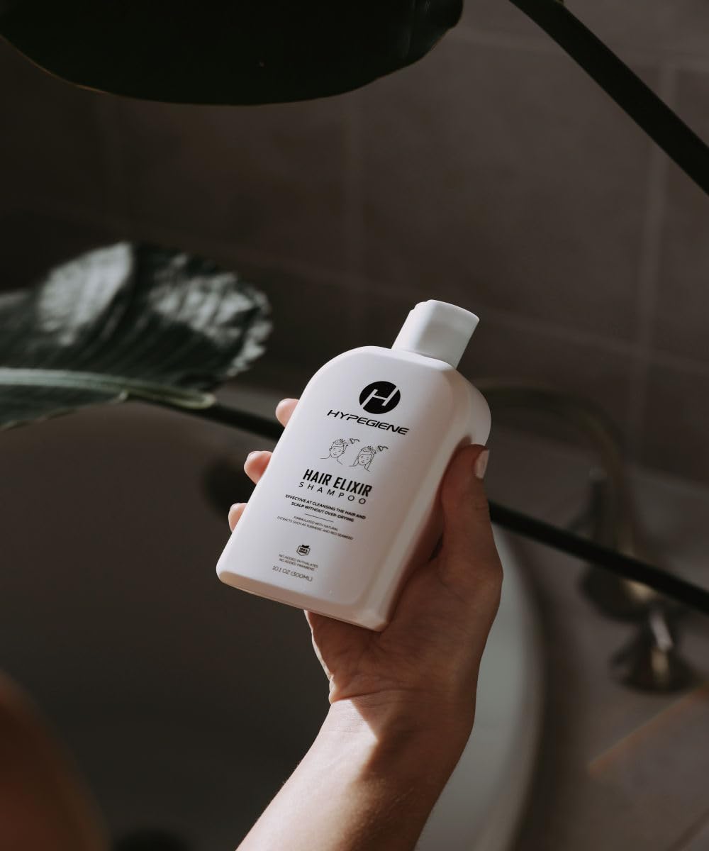 Champú All Natural  Jabón hidratante para el cabello, vegano, sin parabenos, champú sin sulfato  Cúrcuma y extracto de algas rojas para todo tipo de