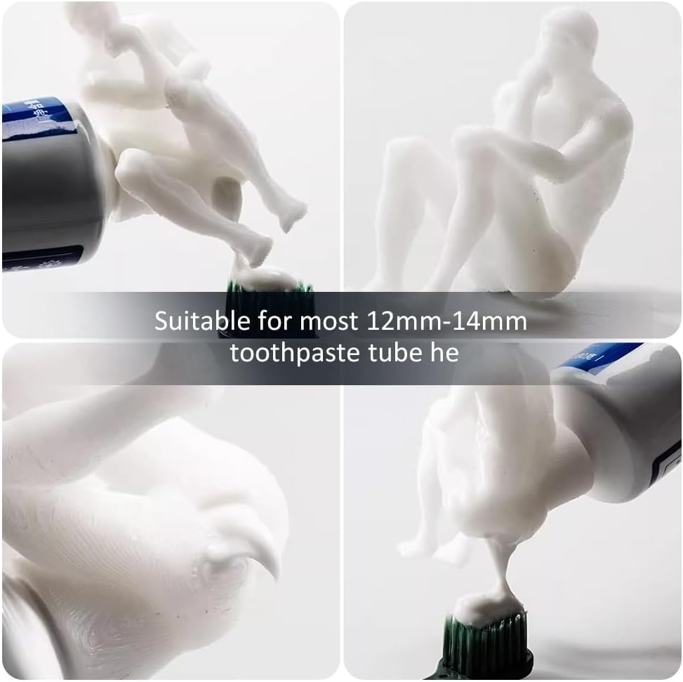Trick Props – Dispensador de pasta de dientes divertido, tapas de pasta de dientes divertidas, fundas divertidas para exprimir pasta de dientes,
