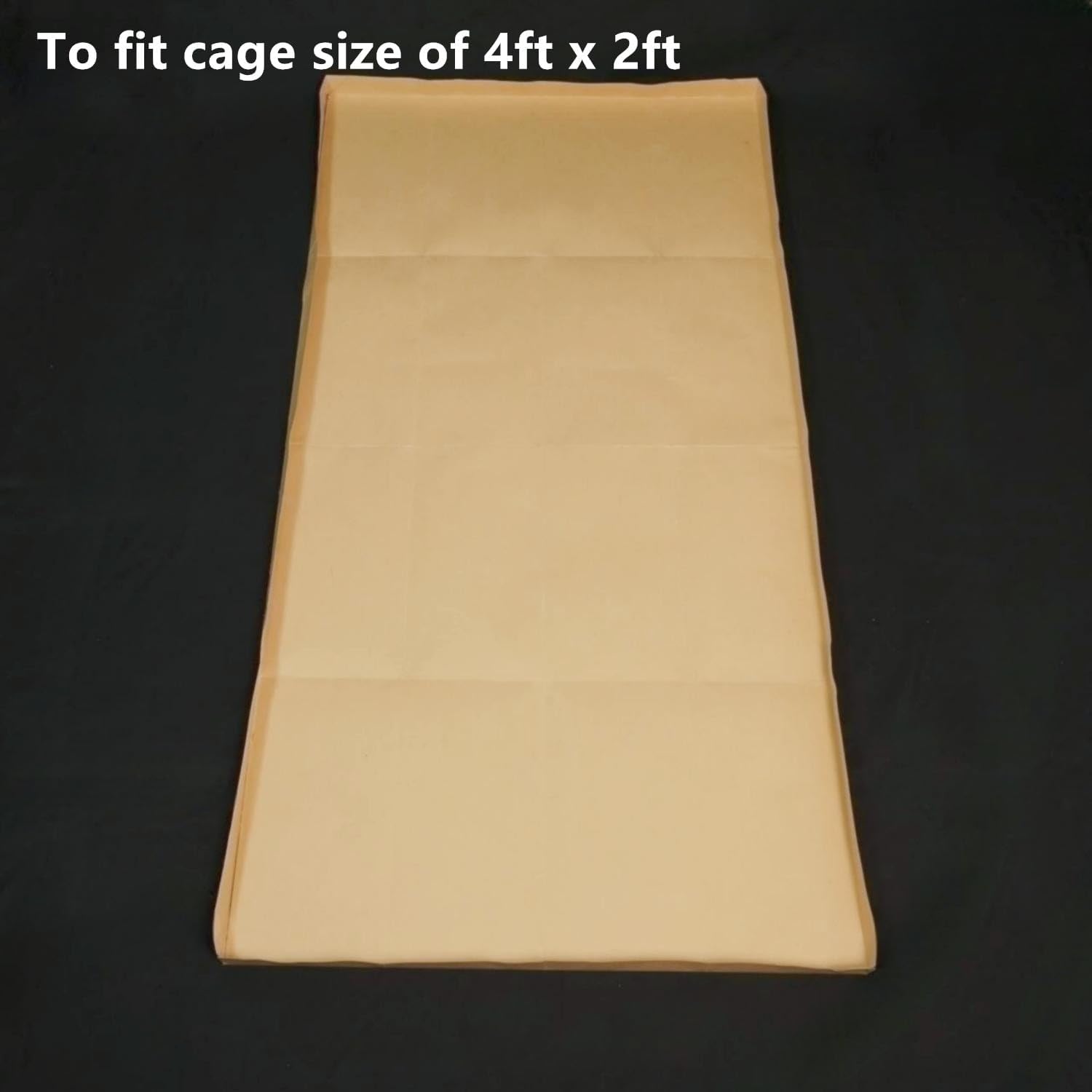 ZInginglife – Jaula de cobaya, papel impermeable, desechable, jaulas grandes, parte inferior de 4 meses (12 unidades)