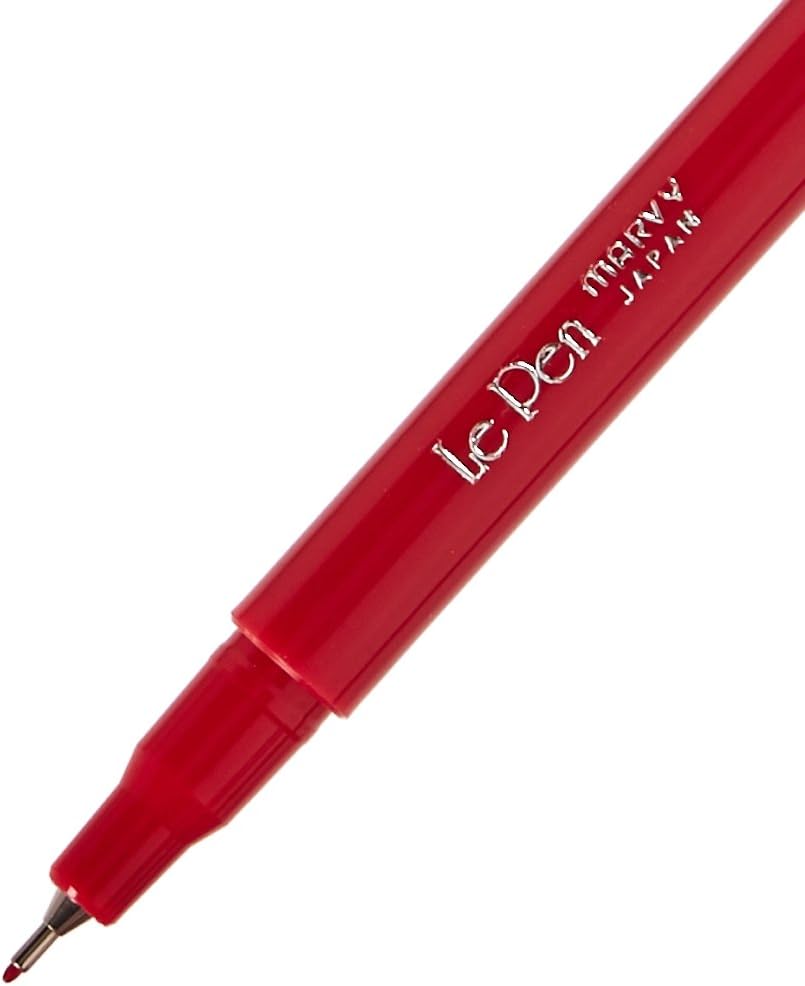 Marvy 4300-10A Le Pen. Pluma sin ácidos, no tóxica, de punta fina, varios colores (Paquete de 10)