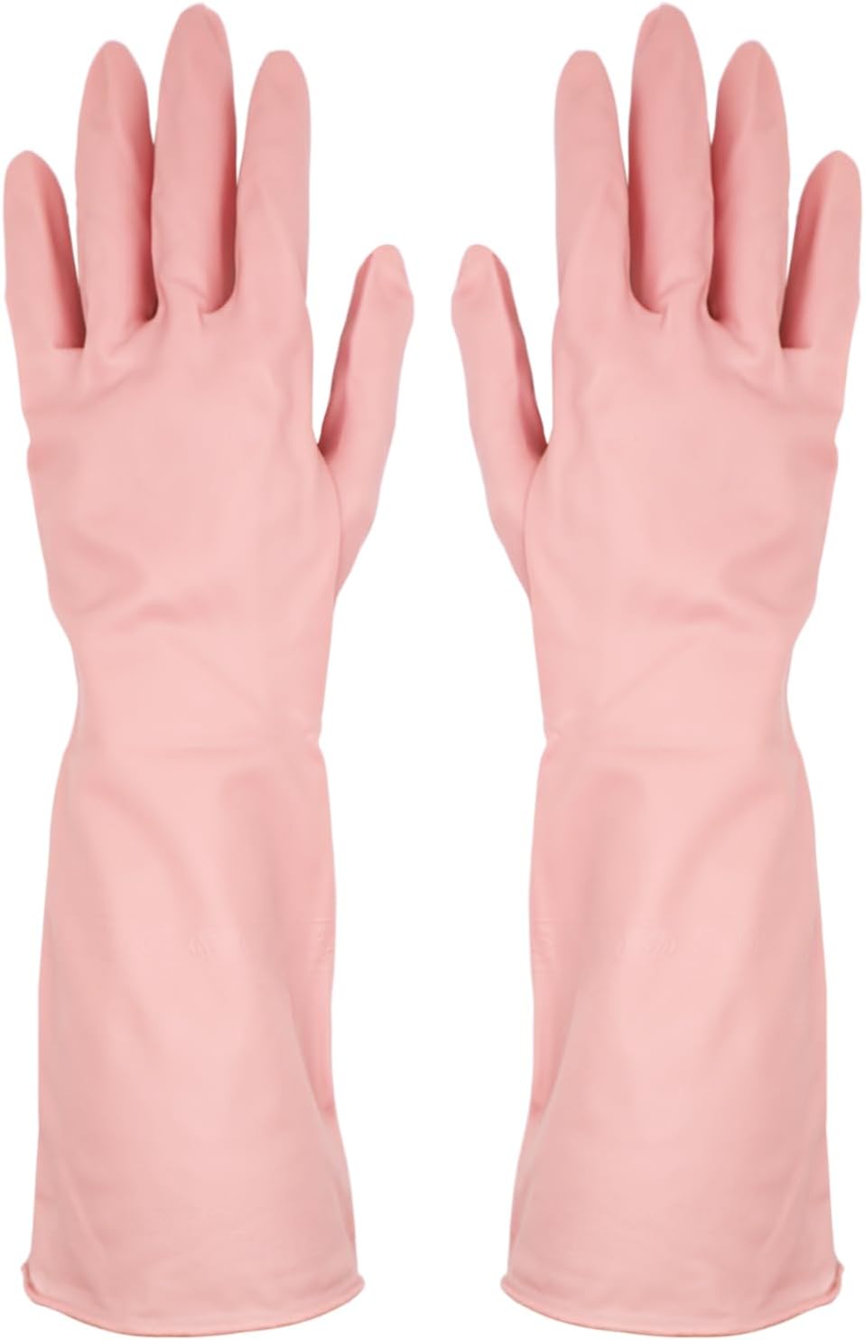 Guantes de limpieza reutilizables Guantes de lavado de platos de PVC para limpieza Blanqueamiento Guantes domésticos resistentes al agua D2-XJST