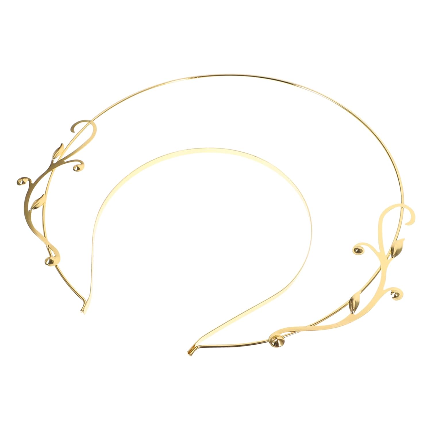 Abaodam Diadema con halo de Nuestra Señora, diadema para niña de flores, ropa de estrella, accesorios de novia, pelo de diosa, Cuero falso