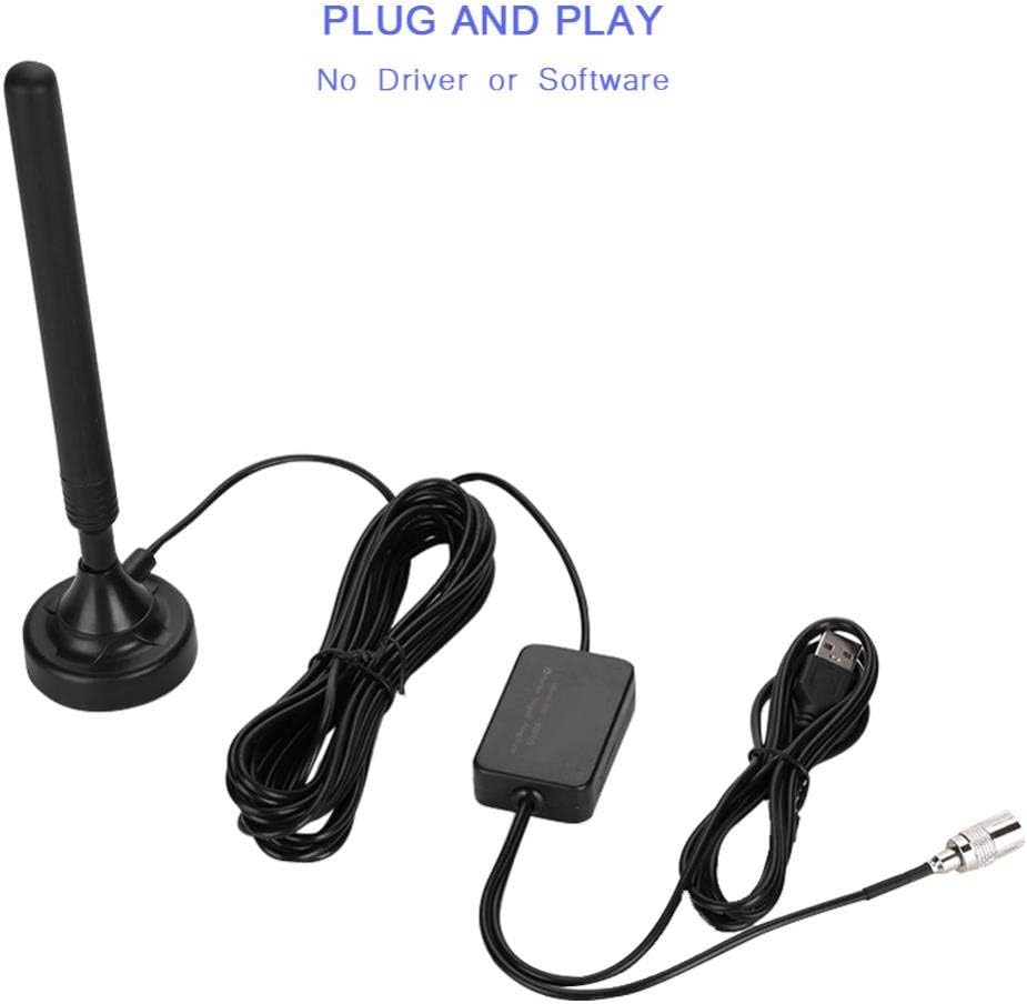 Antena de radio FM portátil para el hogar, 25dB de alta ganancia, señal estable de 85-112 Mhz, antena FM USB para piso bajo