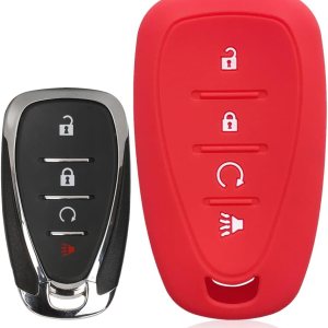 para Chevrolet Monza Silicona Car Key Cover Key Holder Key Case (Rojo) para Chevrolet Monza Silicona Car Key Cover Key Holder Key Case (Rojo)
