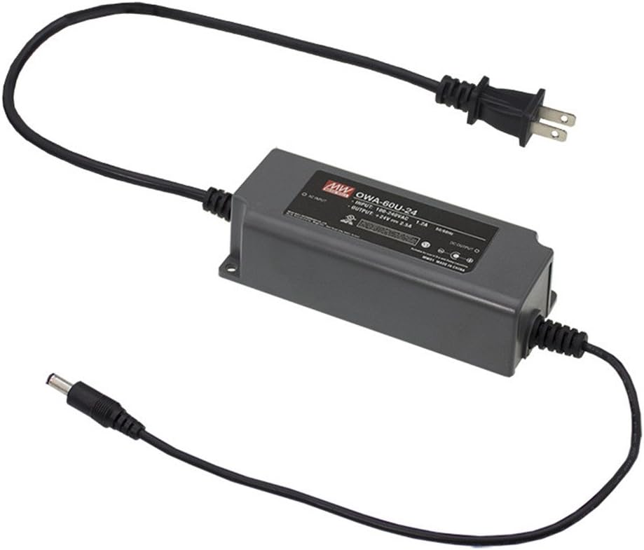 MW Mean Well OWA-60U-15 15V 4A 60W Adaptador de CA a prueba de humedad LED de salida única
