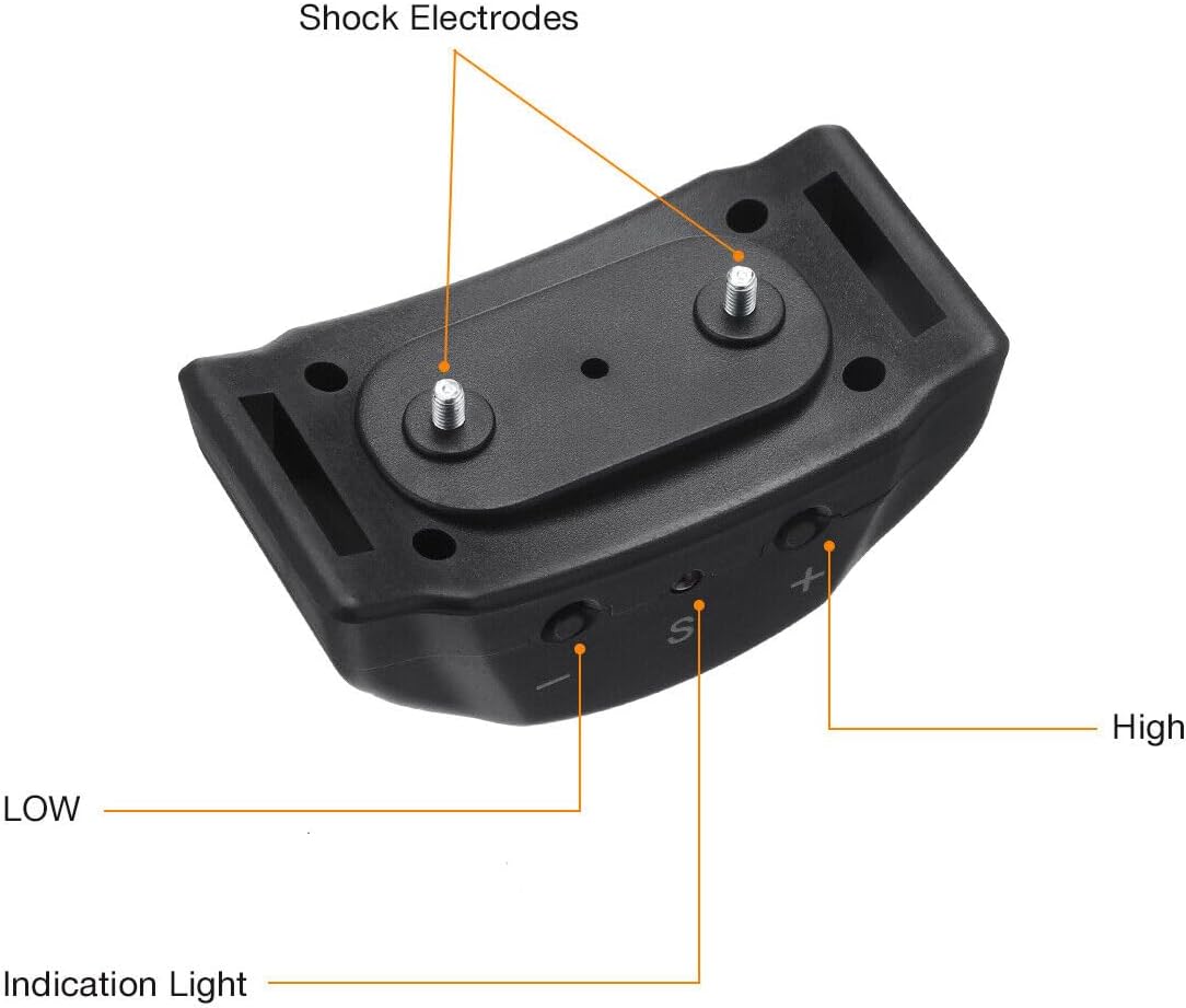 Mascota automática anti del collar del entrenamiento del choque del perro que ladra para el pequeño perro mediano grande