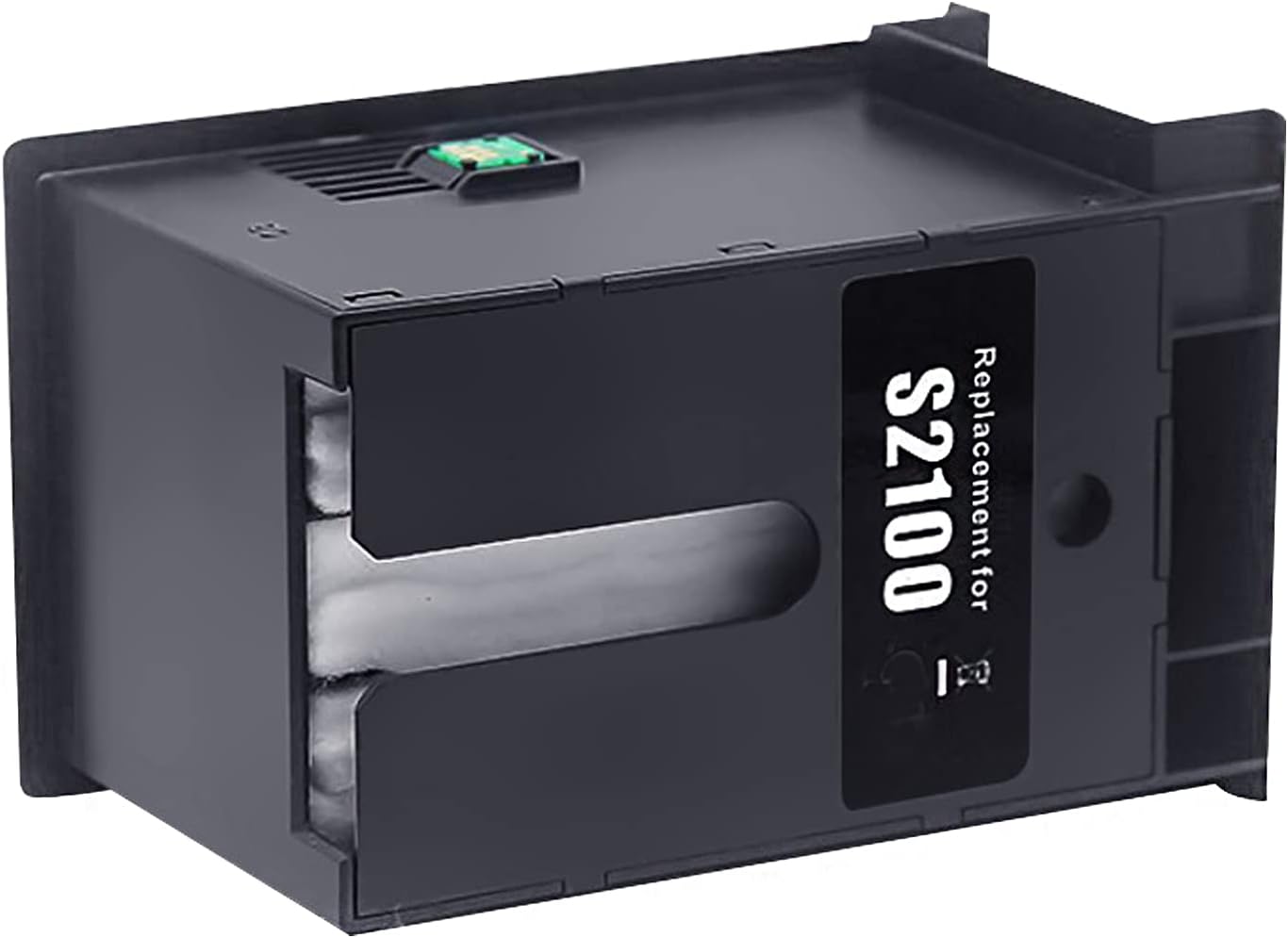 F-ink Caja de mantenimiento remanufacturada de repuesto para caja de mantenimiento de tinta S2100 o C13S210057, funciona con impresora SureColor