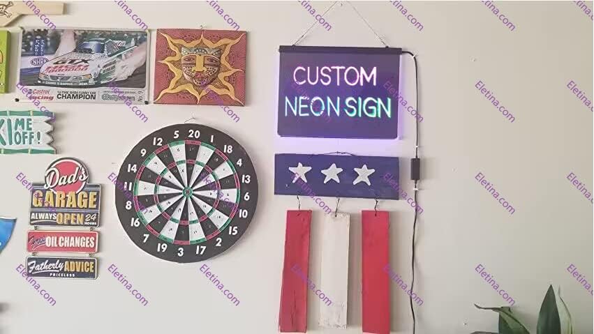 Letrero de luz de neón de barra como lámpara LED, letreros de neón para decoración de pared, letreros de barra de neón de cerveza alimentados por